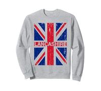 Lancashire Chemise Drapeau Britannique Union Jack Grande-Bretagne Sweatshirt