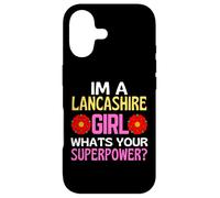 Lancashire Girl Quelle est ta Superpuissance Lancashire Day Rose Coque pour iPhone 17