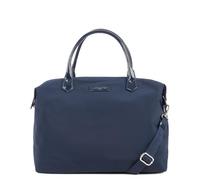 Grand sac cabas main - Basic Verni Bleu foncé