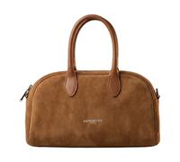 Lancaster Sac à main bowling Zippé M Suède Camel
