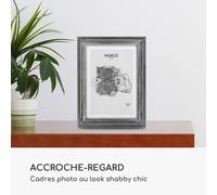 Lancaster cadre photo rectangulaire 17 x 12 cm photos passe-partout bois