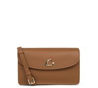 LANCASTER | City Philos - Petite pochette Refente de Cuir de Vachette Lisse Noisette