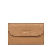 Lancaster Paris – Compagnon Ref 53835 – Cuir, 19 x 12 x 3 cm, emplacements pour cartes – Camel