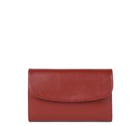 Portefeuille compagnon Paris PM en cuir carmin rouge Rouge