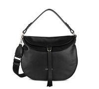 LANCASTER | Dune Gaia - Grand Sac beSace Cuir de Vachette Grainé Noir