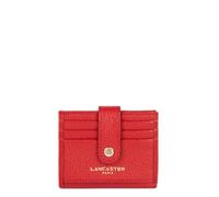 Lancaster | Dune - Porte-Cartes Cuir de Vachette Grainé Rouge