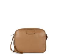 Sac porté travers Lancaster en cuir ref 54389 camel 24*17*7 TU Marron Multicolore