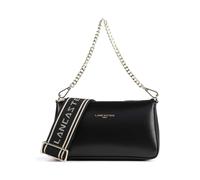 Lancaster Even Sac porté épaule noir, cuir de vache lisse, femme