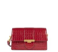 LANCASTER | Exo Ily - Petit Sac Trotteur Cuir de Vachette Grainé Carmin