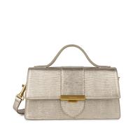 LANCASTER Exo Ily - Sac À Main Cuir De Vachette Grainé Ézard, Champagne, L