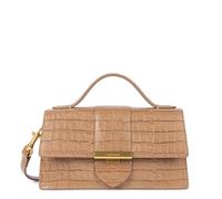 LANCASTER | Exo Ily - Sac à Main Cuir de Vachette Grainé Sable