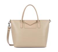 Lancaster Sac Cabas Main Maya Double Kba Cuir Beige Foncé