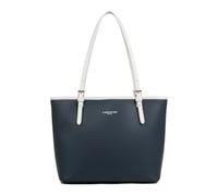 Lancaster Sac cabas épaule Zippée M Smooth Bleu Foncé - Ecru