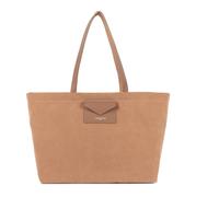 Lancaster Sac cabas épaule Zippé L Suédine KBA Moka