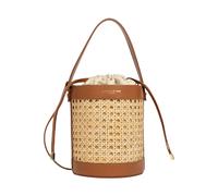 Lancaster, Femme, Sacs, Brun, Taille: ONE Size Sac Moyen Cannage Rotin Marron