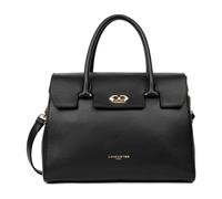 Lancaster, Femme, Sacs, Noir, Taille: ONE Size Sac à Main à Rabat avec Fermoir - Foulonné Milano
