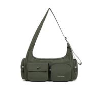 Lancaster Sac besace Zippé Basic Pocket Kaki Foncé