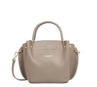 LANCASTER | Foulonné Double - Sac à Main Cuir de Vachette Grainé Galet - In - Or