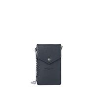 LANCASTER | Foulonné PM - Pochette smartphone Cuir de Vachette Grainé Bleu foncé