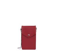 LANCASTER | Foulonné PM - Pochette smartphone Cuir de Vachette Grainé Carmin