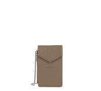 LANCASTER | Foulonné PM - Pochette smartphone Cuir de Vachette Grainé Sable foncé