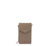 LANCASTER | Foulonné PM - Pochette smartphone Cuir de Vachette Grainé Sable foncé