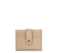 Lancaster | Foulonné PM - Porte-Cartes Cuir de Vachette Grainé Beige foncé