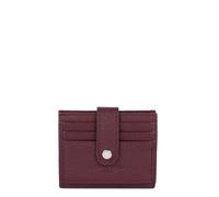 Lancaster | Foulonné PM - Porte-Cartes Cuir de Vachette Grainé Bordeaux