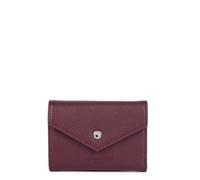 Lancaster | Foulonné PM - Porte-Cartes Cuir de Vachette Grainé Bordeaux