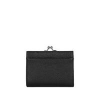 Lancaster | Foulonné PM - Porte-Monnaie Cuir de Vachette Grainé Noir
