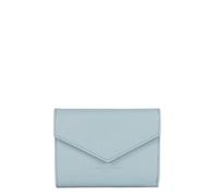 Lancaster | Foulonné PM - Portefeuille Dos à Dos Cuir de Vachette Grainé Bleu fumé