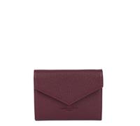 Lancaster | Foulonné PM - Portefeuille Dos à Dos Cuir de Vachette Grainé Bordeaux