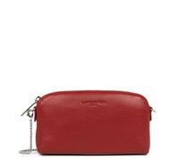 LANCASTER | Foulonné PM - Trousse Cuir de Vachette Grainé Carmin