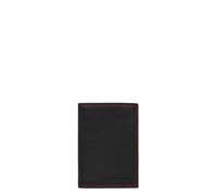 Grand Portefeuille - Soft Vintage Homme Noir - Rouge