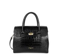 Lancaster Paris Sac à main Réf. 54260 Noir Croco 30 x 23 x 13