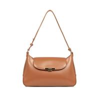 Sac baguette A rabat avec fermoir L Suave Evenly Lancaster 480-027 Camel Marron