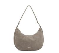 Lancaster Paris Grand sac besace Zippé L Suède Galet foncé