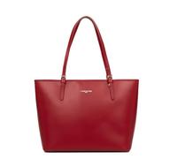 LANCASTER Grand sac cabas épaule - Smooth Carmin