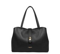 LANCASTER Grand sac cabas épaule - Top Double Noir - In - Nude