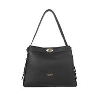 Lancaster Paris Grand sac hobo Mademoiselle ROMY Avec fermoir L Noir