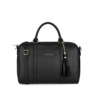 Sac à main Polochon noir Zippée Mademoiselle Ana - Lancaster en cuir Noir