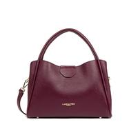 LANCASTER | Ida Double - Sac à Main Cuir de Vachette Grainé Bordeaux - In - Champagne