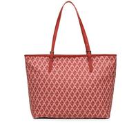 LANCASTER | Ikon - Grand Sac cabas épaule Carmin