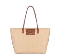 LANCASTER KBA Wicker Sailor Shirt Shoulder tote bag