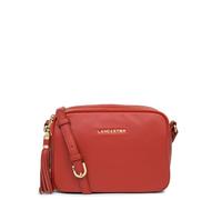LANCASTER | Mademoiselle Ana - Sac Trotteur Cuir de Vachette Pleine Fleur Rouge