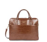 LANCASTER | Mademoiselle Business - Porte documents Cuir de Vachette Grainé Vison croco