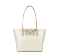 LANCASTER | Maya KBA - Sac cabas épaule Blanc nacré