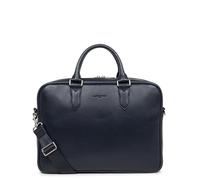 LANCASTER | Milano Gentlemen - Porte documents Cuir de Vachette Grainé Bleu foncé