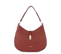 LANCASTER | Milano Horizon - Grand Sac beSace Cuir de Vachette Grainé Carmin