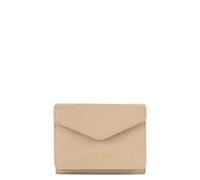 Lancaster | Dune - Mini Portefeuille Dos à Dos Cuir de Vachette Grainé Beige foncé